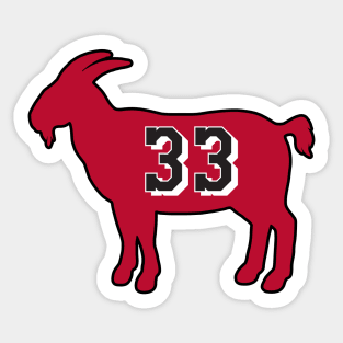 Alonzo Mourning Miami Goat Qiangy Sticker